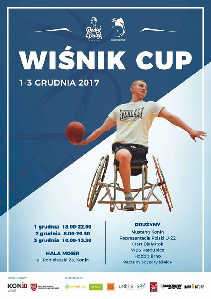 Koszykówka na wózkach: Wiœnik Cup 2017 Konin